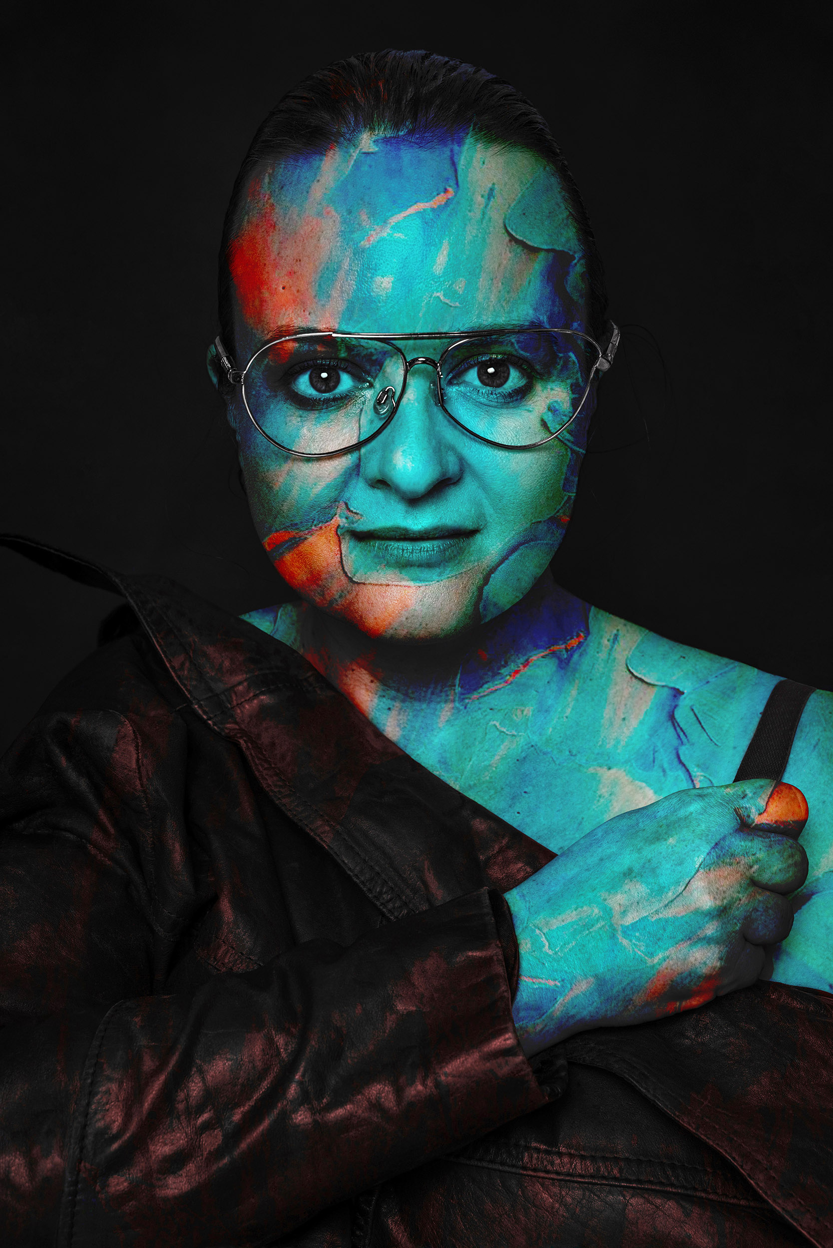 otoobraz portret kobiecy fotografia artystyczna efekt obrazu blejtram
