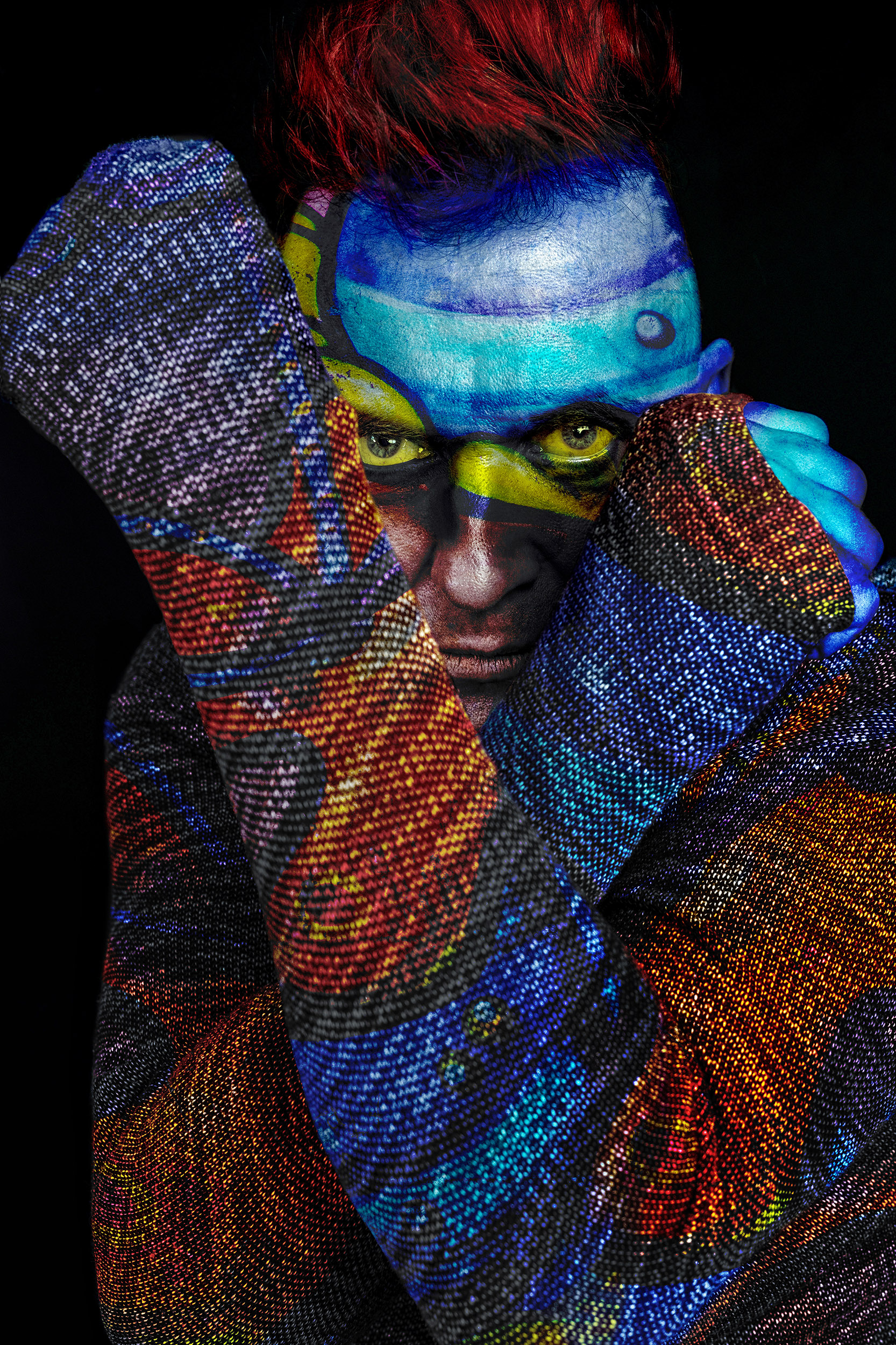 portret artystyczny fotografia studyjna fotoobraz druk na płótnie bawełnianym