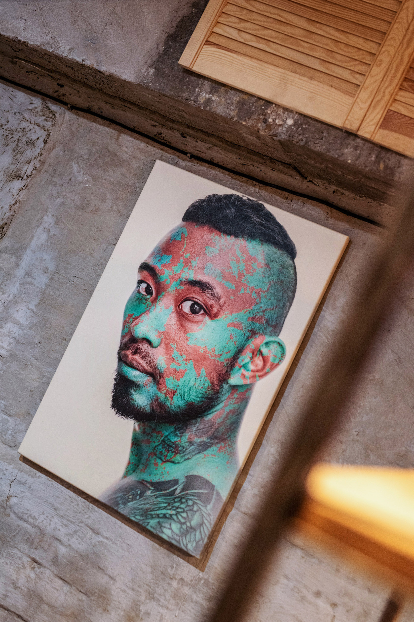 prezentacja fotografii artystycznej fotoobrazy wydruk na płótnie blejtram kawiarnia artystyczna